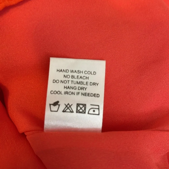 Lovers & Friends Reese Romper in Coral Reef Orange Size S - Picture 13 of 13